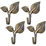 Lntyq lot de 4 embrasses de rideaux en forme de feuille de style r�tro vintage, fixation murale, embrasse ...