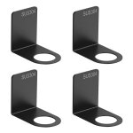 Lot de 4 porte - bouteilles de savon, support mural pour distributeur de pompe, grande taille, sans perage, ...
