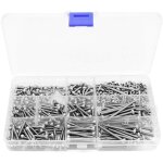 440pcs m3 bouton  tte hexagonale socket tte cble boulons vis avec crous assortiment en acier inoxydable ...