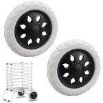 Lntyq 4pices roulettes de rechange pour chariot de courses roue pour chariot de courses en eva chariot ...