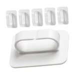 6 pices crochet d'ouverture d'anneau coller sur les crochet adhsif charge lourde fixation etagere murale ...