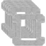 6 pices pour ecovacs winbot w1 pro / w1 / w2 omni / w2 serpillre rechange kit, microfibre lingette ...