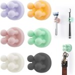 Lot de 6 supports de brosse à dents en silicone multifonction pour rasoir - Étanche - auto - adhésif ... Lot de 6 supports de brosse à dents en silicone multifonction pour rasoir - Étanche - auto - adhésif ...