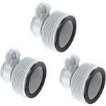 Adaptateur piscine type b, 3pcs adaptateur de tuyau de piscine pour piscines intex, adaptateur de tuyau ...