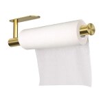 Adhesive paper towel holder, no drilling paper tower rack, stainless steel rust - proof and durable, ... Adhesive paper towel holder, no drilling paper tower rack, stainless steel rust - proof and durable, ...