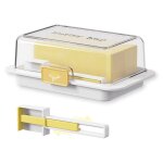 Bote  beurre avec couvercle:boite a fromage avec cuillre doseuse - beurrier plastique cologique et ...
