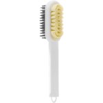 Brosse  chaussures double face, brosse  poils pour chaussures, nubuck cleaner brush, leather brush, ...