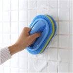 Brosse de nettoyage pour salle de bain, cuisine, baignoire, toilettes, ponge de douche, brosse  rcurer ...