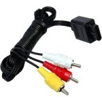 Lntyq - câble audio vidéo av composite pour nintendo 64 n64 / ngc tv console de jeux, multi - connecteur ... Lntyq - câble audio vidéo av composite pour nintendo 64 n64 / ngc tv console de jeux, multi - connecteur ...