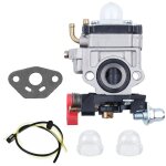 Carburateur compatible avec walbro type wyj 26cc - 33cc débroussailleuses et tondeuses à gazon avec entretoise ... Carburateur compatible avec walbro type wyj 26cc - 33cc débroussailleuses et tondeuses à gazon avec entretoise ...