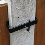 Clips de poteau en bton, supports de scurit pour poteaux de clture, bton ou bois, kit de support ...