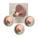 Crochet adhesif mural porte serviette salle de bain accroche torchon cuisine support attache patere - ...