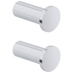 Crochets  visser patre murale ronde 40mm, crochets muraux en acier inox, crochets pour salle de bain ...
