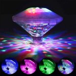 Clairage de piscine led flottant, lampes d'clairage de bain led multicolores 8 modes, fonctionne sur ...