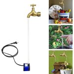 Lntyq fontaine d'arrosage  bec coulant invisible, fontaine  robinet flottante fontaine  robinet invisible ...