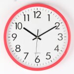 Horloge de gare , rouge, � 30 cm - lntyq