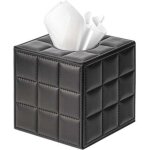 Lntyq housse de boite a mouchoir carr�e de style h�tel - boite mouchoirs design de luxe pour table de ...