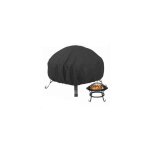Housse de protection pour brasero rond, cordon de serrage pour imperméable, coupe - vent, résistant aux ... Housse de protection pour brasero rond, cordon de serrage pour imperméable, coupe - vent, résistant aux ...