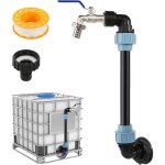 Lntyq ibc robinet col cygne 3 / 4 , adaptateur de r�servoir ibc 3 / 4 , robinets cuve 1000l raccord cuve ...