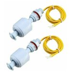 Jeu de 2 interrupteurs  flotteur en pp avec cble, conus pour tre utiliss comme interrupteurs de ...