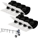 Kit de fixation pour enrouleur de couverture de piscine solaire avec 8 sangles et languettes adhésives ... Kit de fixation pour enrouleur de couverture de piscine solaire avec 8 sangles et languettes adhésives ...