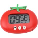 Lntyq minuterie num�rique pour enfants, grand �cran lcd, minuterie de tomate avec alarme forte, compte ...