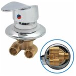 Mitigeur cabine de douche robinet de douche en laiton inverseur de sortie robinet mitigeur de douche ...