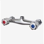 Lntyq mitigeur de douche de salle de bain, robinet en laiton double sortie chrome, mitigeur thermostatique ...