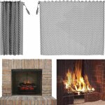 Lntyq pare - feu, rideau moustiquaire en maille pour cheminée, pare - étincelles, panneau unique, noir, ... Lntyq pare - feu, rideau moustiquaire en maille pour cheminée, pare - étincelles, panneau unique, noir, ...