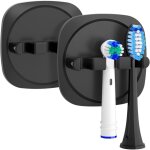 Lntyq porte brosse  dents lectrique 2pcs, porte - brosse  dents mural avec autocollant, support de ...