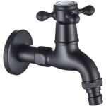 Robinet d'eau froide mural en laiton pour salle de bain, toilettes, lavabo, machine  laver, robinets ...