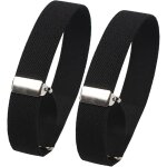 Supports de manches de chemise 2 pices, brassards de chemise extensibles antidrapants, brassards lastiques ...