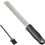 Zesteur d'agrumes & rpe  fromage manuelle, rpe fine pour parmesan, citron, coconut, muscade, chocolat ...