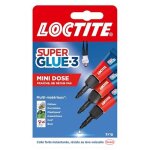 Loctite - colle glue liquide tube super glue 3 ultra gel permanente 1 gr - lot de 3