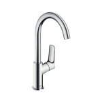 Hansgrohe - logis 210 mitigeur lavabo bec haut sans tirette ni vidage, chrom (71131000)