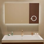 Lomazoo miroir de salle de bain rectangulaire avec �clairage -