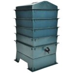 Lombricomposteur 4 plateaux 42 x 42 x 60 cm cfw42653