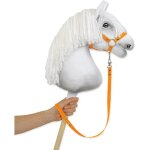 Longe pour cheval de loisir - orange fluo