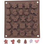 Longziming - moule  chocolat de nol, 1 lot de 25 cavits de nol en silicone, moule  bonbons, moule ...