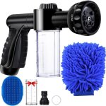 Longziming - pistolet pulvrisateur multifonction avec rservoir  savon - 8 modes (mousse / eau) - arrosage ...