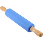 Longziming - rouleau a patisserie en silicone, 30. 5cm rouleau à pâtisserie avec poignées en bois, antiadhésif ... Longziming - rouleau a patisserie en silicone, 30. 5cm rouleau à pâtisserie avec poignées en bois, antiadhésif ...