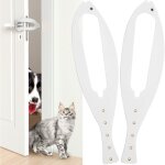 Loquet fixe pour chati�re, grande porte r�glable, sangle de verrouillage rapide, permet aux chats d'entrer ...