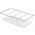 Lot de 1 bo�te de rangement alimentaire transparente en plastique, id�ale pour le garde - manger, la ...