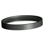 Lot de 1 joint en silicone Ø 140 mm pour poêle haute température Lot de 1 joint en silicone Ø 140 mm pour poêle haute température