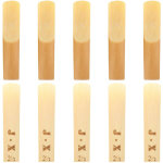 Lot de 10 anches de saxophone, force 2, 5, pour saxophone alto, soprano, t�nor et clarinette