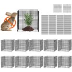 Mophorn - lot de 10 cages grillagées pour plantes 30, 5 x 30, 5 cm, clôtures extérieures pour plantes ... Mophorn - lot de 10 cages grillagées pour plantes 30, 5 x 30, 5 cm, clôtures extérieures pour plantes ...