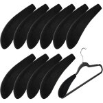 Lot de 10 cintres en mousse pour cintres pour pulls, sans bosses, coussinets de cintres standard pour ...