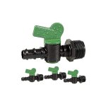 Suinga - lot de 10 cl�s � filetage m�le 20 mm x 3 / 4''. valve pour l'irrigation goutte � goutte utilis�e ...