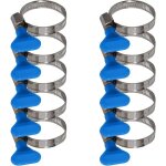 Lot de 10 colliers de serrage avec �crou papillon en acier inoxydable - collier de serrage avec bande ...