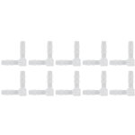 Lot de 10 coudes � 90� pour tuyau d'arrosage, raccords cannel�s en plastique, adaptateurs � embouts cannel�s ...